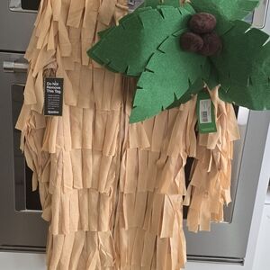 Tipsy Elves Palm Tree Dress Costume with Pockets